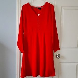 NWT Ann Taylor A-line dress, zip back